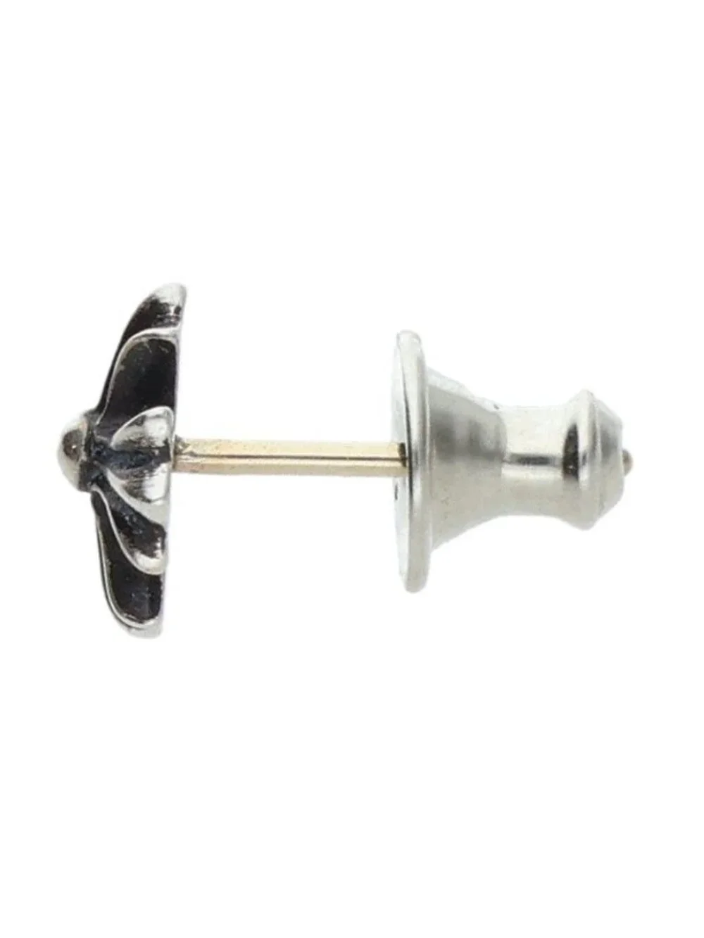 Chrome Hearts CH Pls CH Plus Stud Silver Earrings